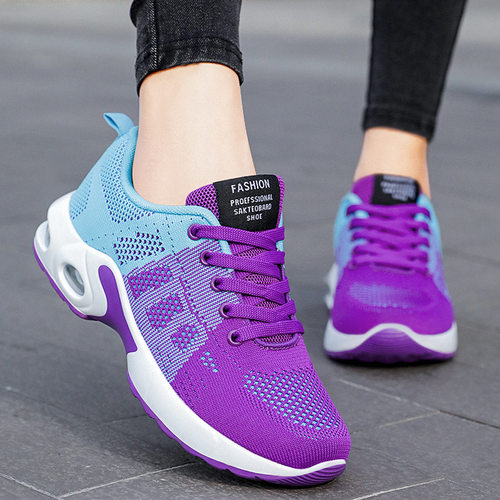Women's large-sized running air cushion casual sports shoes