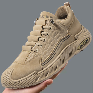 Large size 39-48 leather sports shoes men's cotton shoes棉鞋