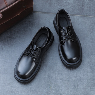 Derby shoes men leather low top Martin boots男真皮低帮马丁靴