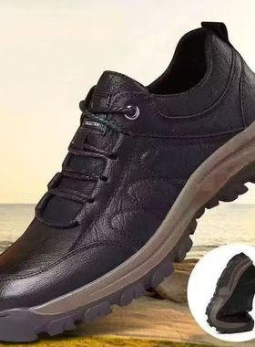 Men's 39-48 Large Mountaineering Casual Leather Shoes男皮鞋
