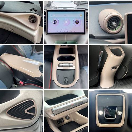 专用比亚迪海豚改色贴内饰中控保护贴轻奢内饰套装扶手保护防踢
