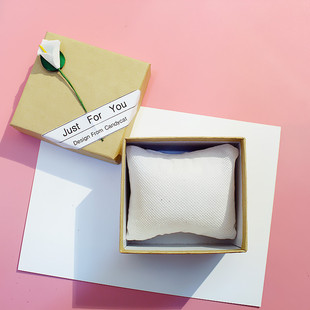 一枝花首饰盒手表盒礼盒项链手镯送人生日礼物包装 盒男女闺蜜空盒