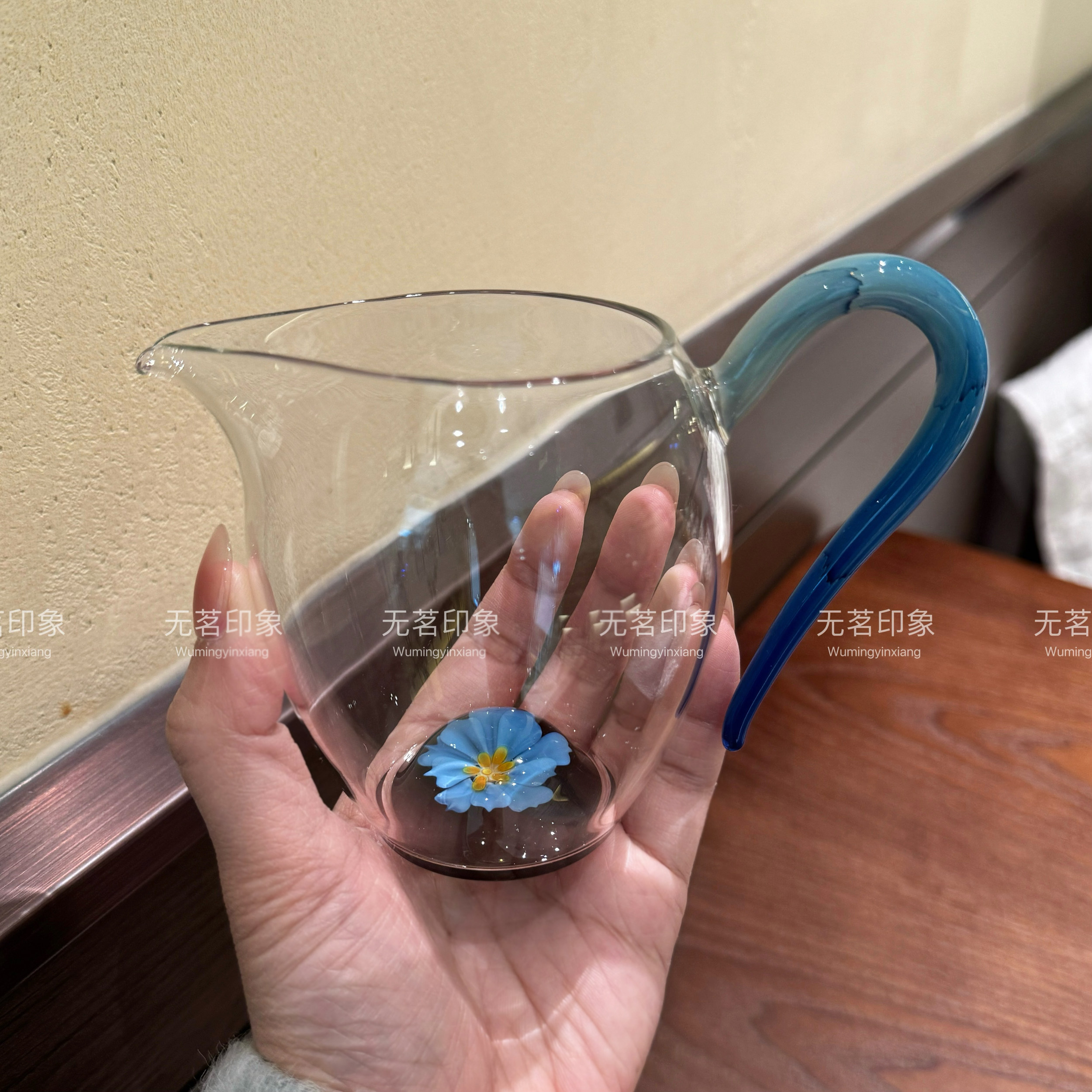 怡然公道杯手工耐热茶具花珠高颜值公道杯茶海高硼硅玻璃功夫套组,餐饮具,公道杯,淘宝优惠券,粉丝福利购,淘宝优惠卷