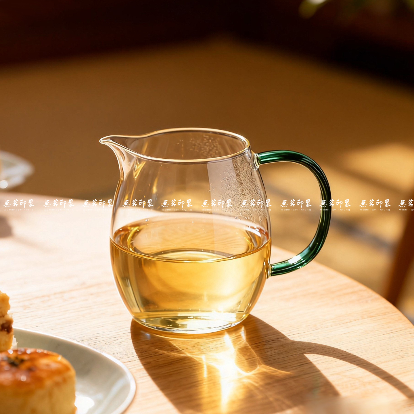 澄然耐热玻璃公道杯加厚高硼硅茶海茶具高透分茶器家用公杯耐高温