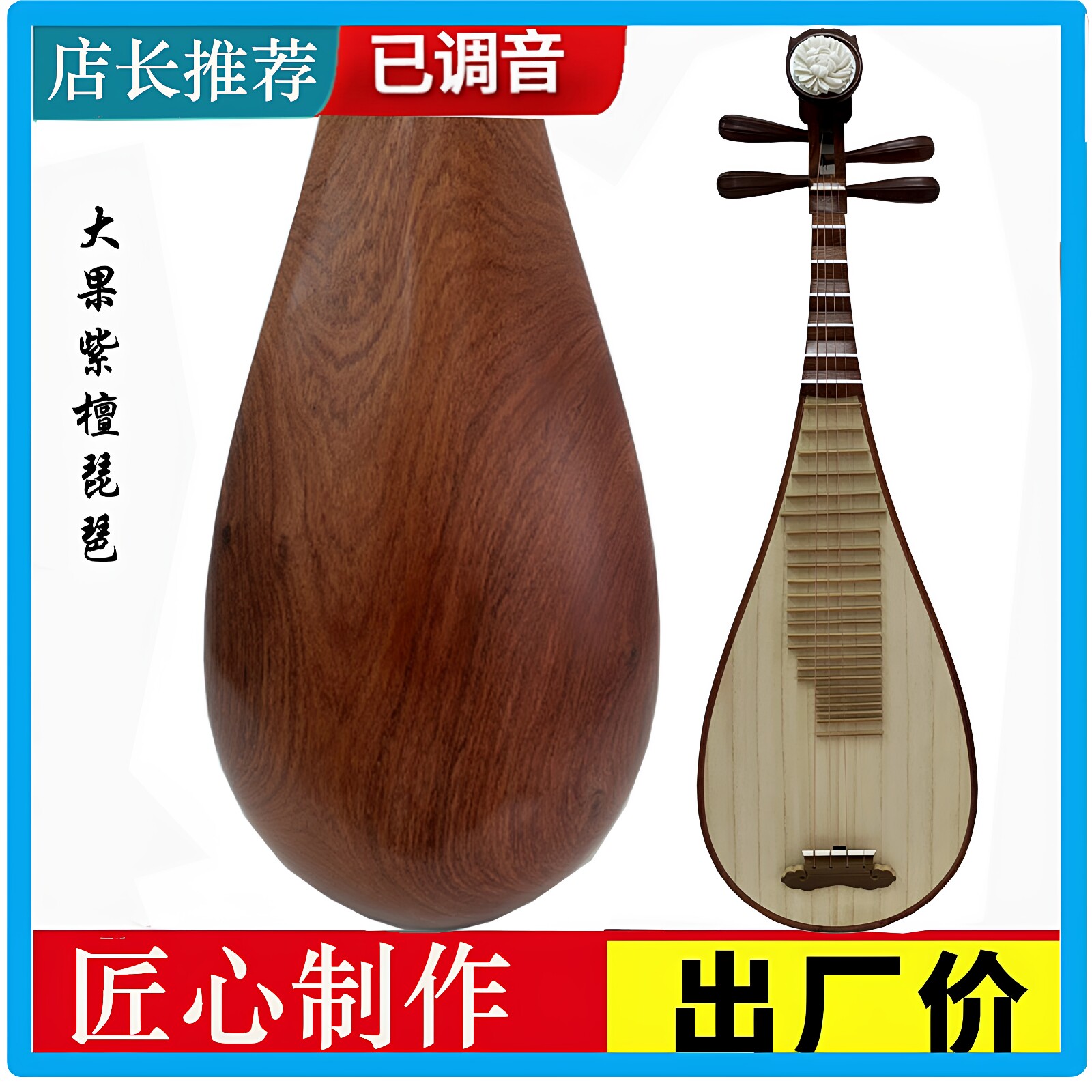 琵琶乐器初学者专业演奏