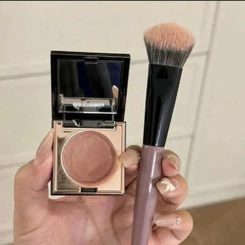 斜坡面小扫把腮红刷便携式