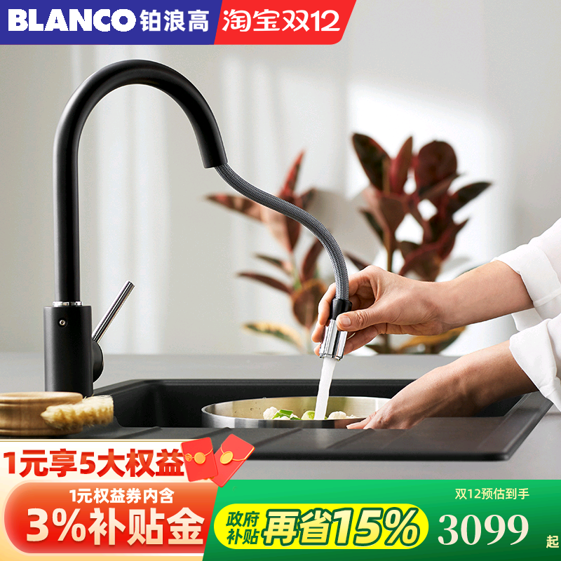 抽拉旋转冷热水铂浪高