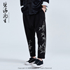 Sea new pattern Carry all before one Ground Chinese style Chaopai Self cultivation Haren pants Embroidery leisure time sweatpants