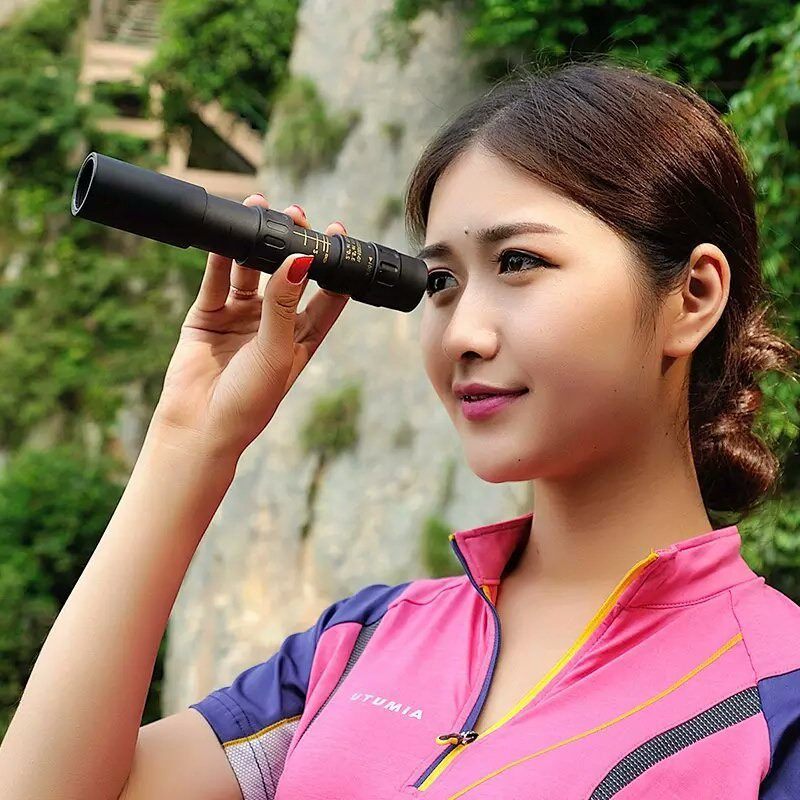 QANLIIY/千里鹰10-300X望远镜单筒高清高倍夜视伸缩便携式连手机