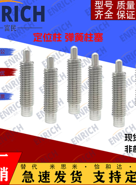 ZAP03-M3/M4/M5/M6/M8-H1.5//H2/H3/H4/H5定位柱 弹簧柱塞 ZAP04