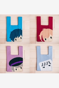 出口日本针织包有弹力背心包手拎包