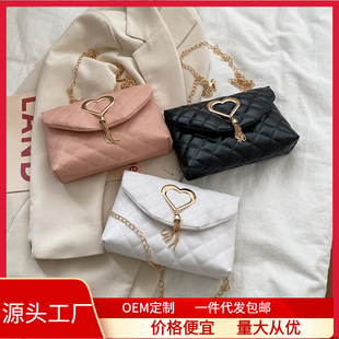 women bags外贸小包爱心绣花流苏包韩版女士单肩斜跨包女