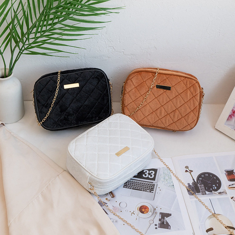 时尚PU女包2023新款绒感单肩斜跨零钱手机包跨境小包一件bags,箱包皮具/热销女包/男包,通用款女包,淘宝优惠券,粉丝福利购,淘宝优惠卷