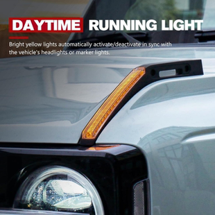 福特烈马雨林分枝器机盖把手转向灯改装转向流水厂家直供无损安装