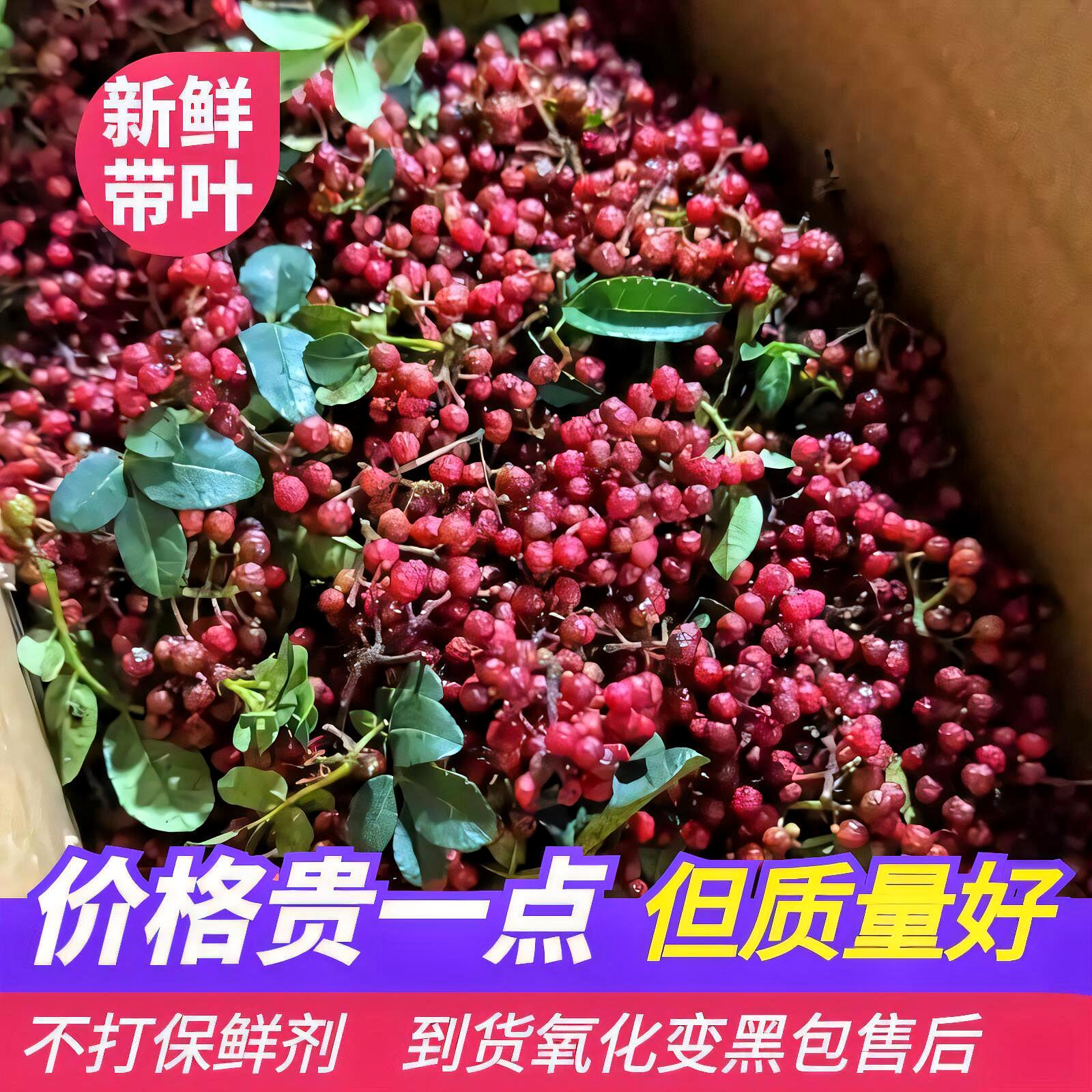 四川雅安汉源清溪新鲜红花椒非大红袍空运急速包邮特麻特香贡椒
