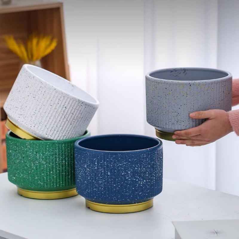 陶瓷花盆大号特大创意落地客厅家用绿植盆景北欧简约绿萝特价清仓