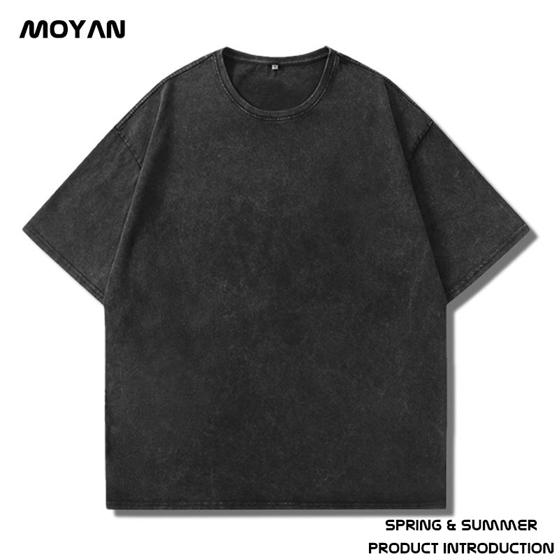 美式300g重磅复古纯色短袖T恤男款夏季大码宽松水洗做旧oversize,男装,T恤,淘宝优惠券,粉丝福利购,淘宝优惠卷