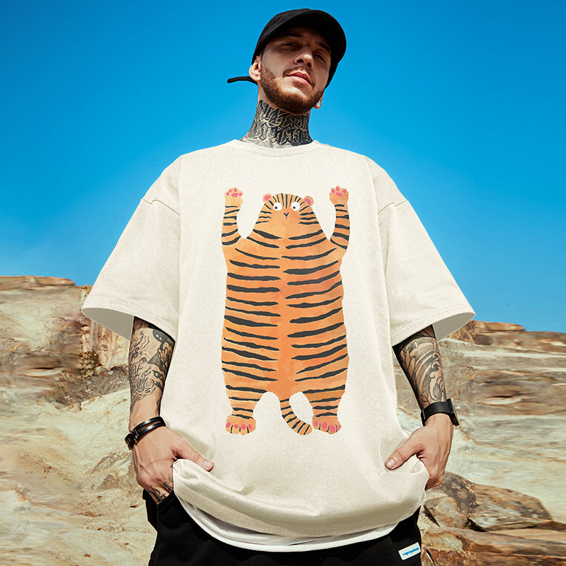 潮流大码宽松休闲短袖