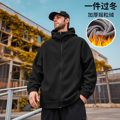 潮流大码宽松休闲夹克外套