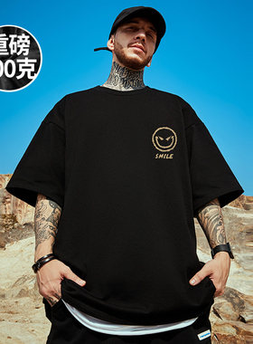 潮流大码宽松休闲短袖