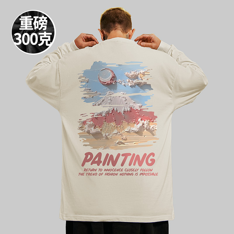 潮流大码宽松休闲长袖