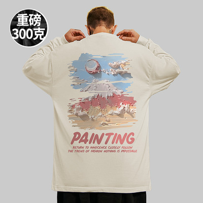 潮流大码宽松休闲长袖