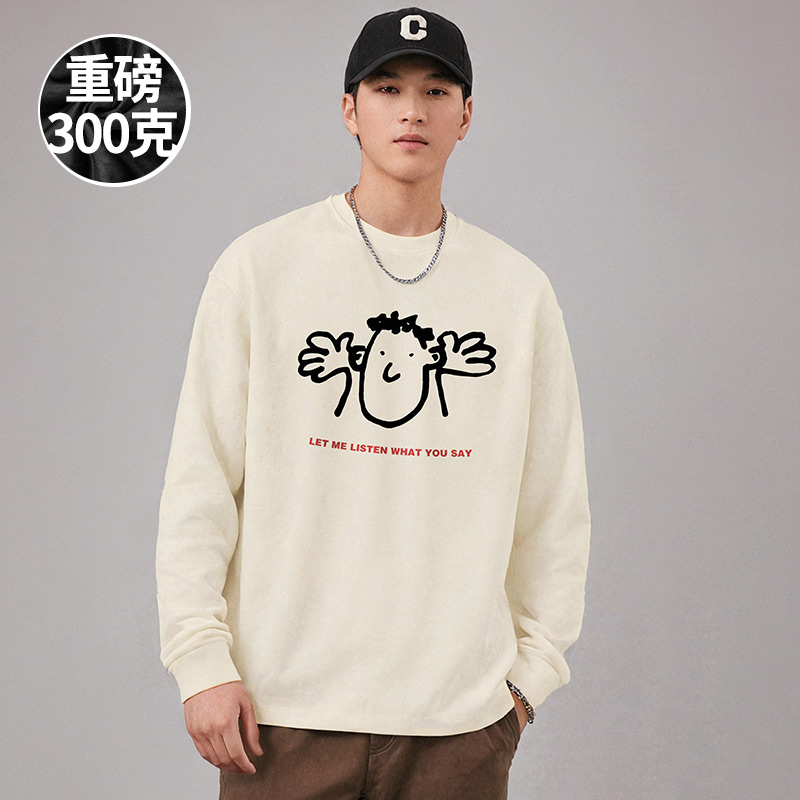 潮流大码宽松休闲长袖