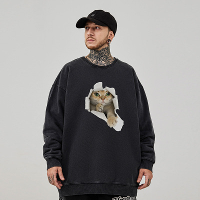 潮流大码宽松休闲卫衣