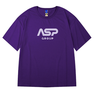 美式复古字母涂鸦短袖男hiphop潮流街头300g重磅纯棉T恤大码半袖