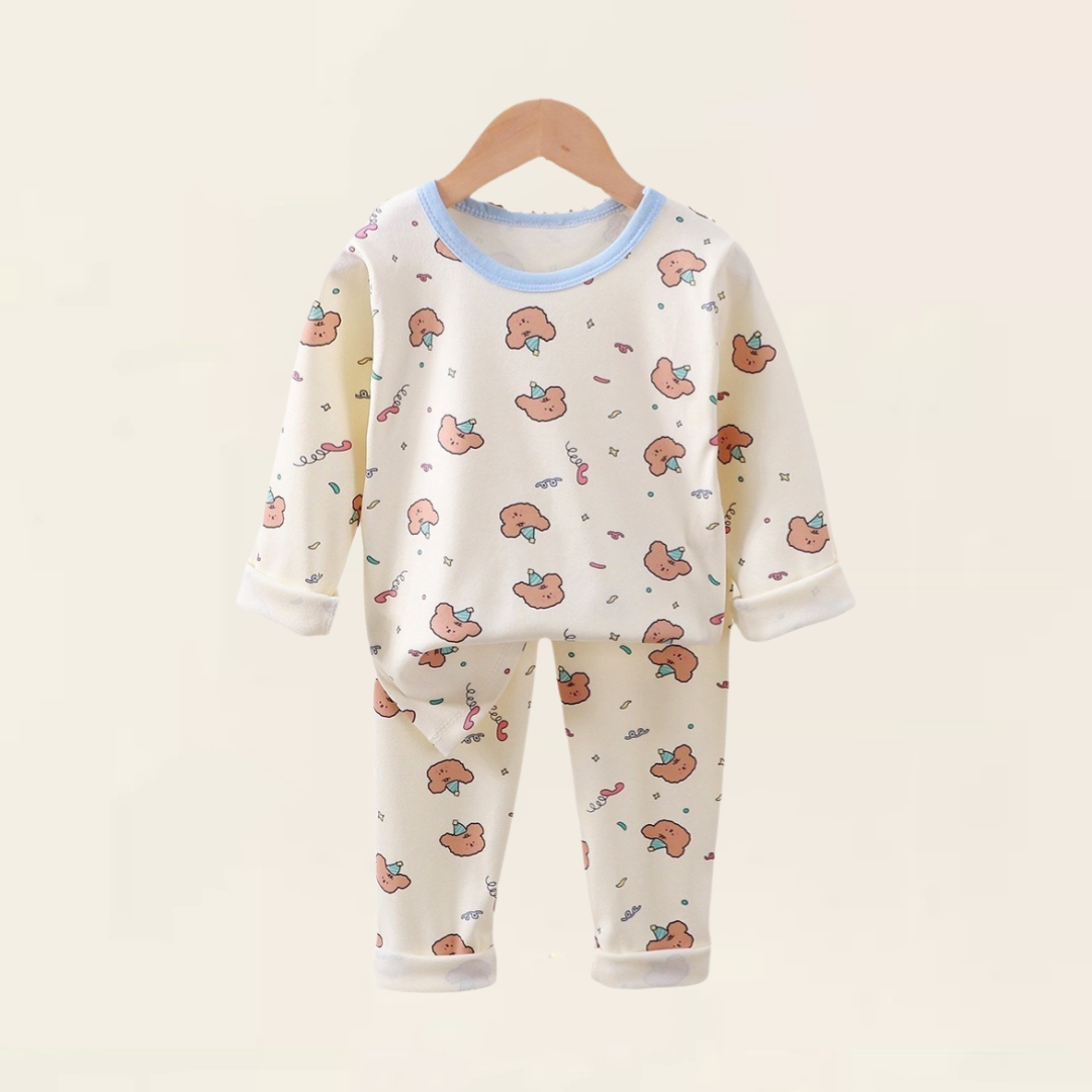 【2折专区】折扣店撤柜|亲子装中小童秋冬款德绒印花睡衣保暖内衣