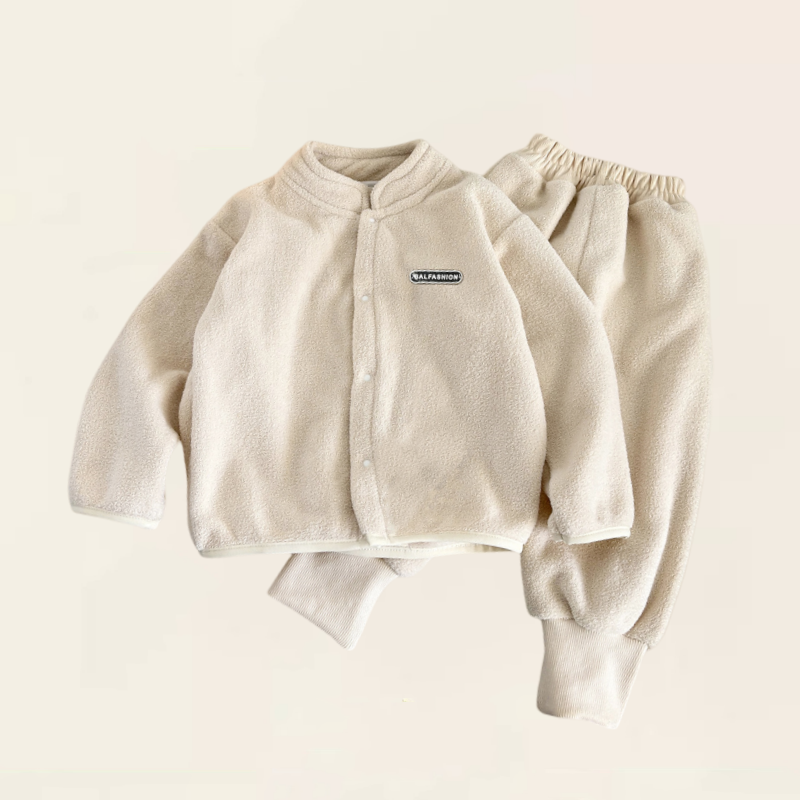 2折品牌特价清仓撤柜中大童秋冬立领双面绒毛毛衣加厚上衣套装