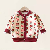 2折专区折扣店品牌撤柜秋冬新品 中大童百搭针织外套保暖开衫 毛衣