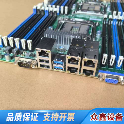 超微x10drc-t4+双路x99主板，四万兆电口，带310