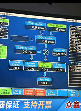 三井BMS2000III 驾驶台、机仓报警触摸屏