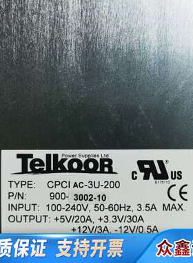TeIKOOR 电源CPCI AC-3U-200 电源 PC