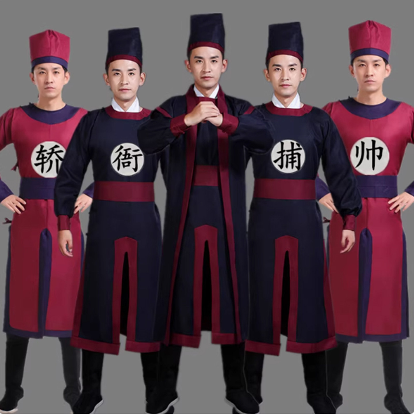清朝明制官兵服装儿童古装成人衙役衣服清代衙门狱卒捕快侍卫官差