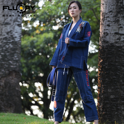 FLUORY火垒巴西柔术服BJJ GI柔道服专业儿童成人柔术道服男女套装