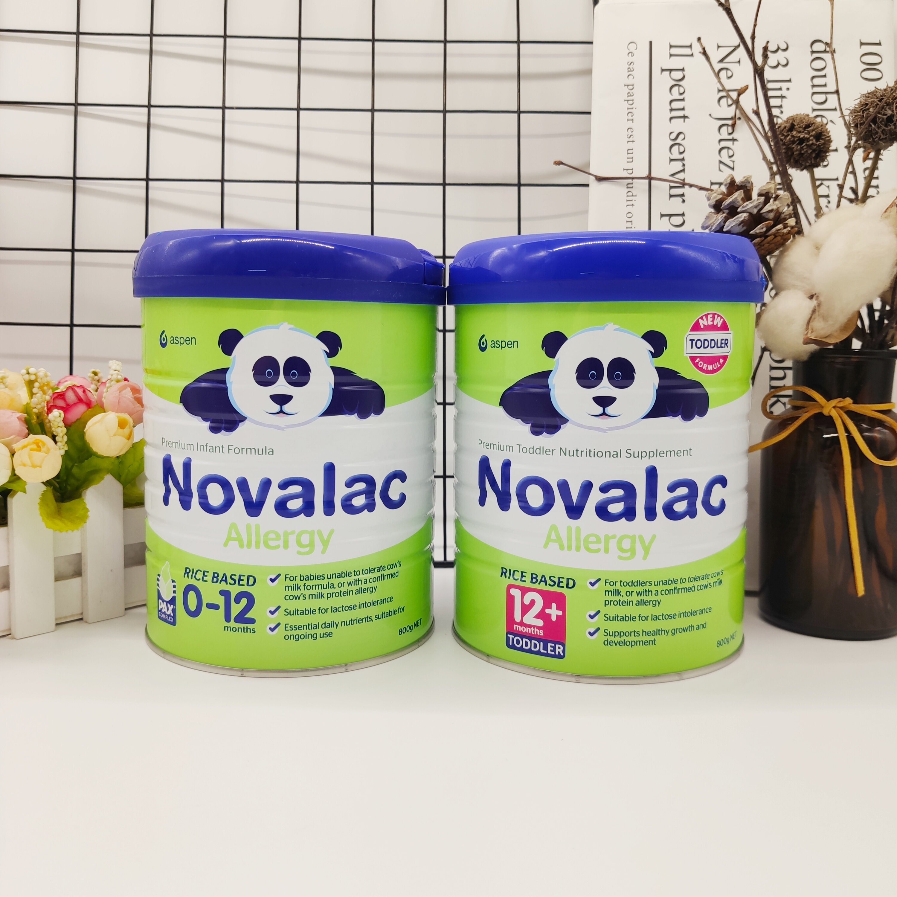 现货Novalac进口拜耳宝怡乐大米水解蛋白特殊婴幼儿过敏牛奶粉