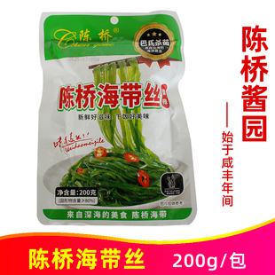 陈桥海带丝200g/包 即食微辣小咸菜传统腌制下饭菜