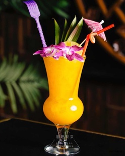 鸡尾酒杯 酒吧聚采 冰沙鸡尾酒杯 果汁杯 550ml 比利时鸡尾酒杯