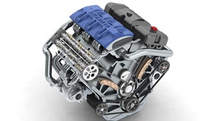 khelifaoui Turbo发动机图纸 SolidWorks设计 六缸四冲程V型