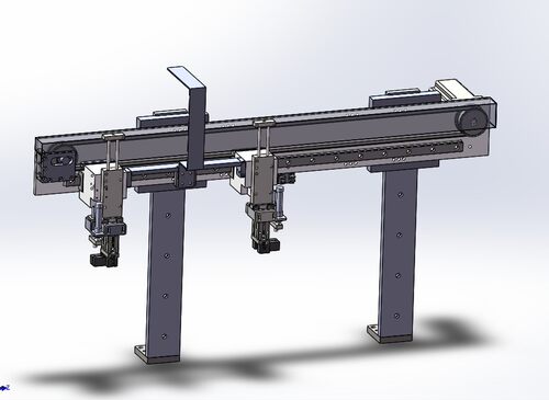 同步倍数搬运机械手机构3D模型图纸 Solidworks设计