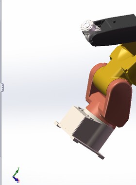 发那科LR Mate 200iC多功能五轴机器人模型图纸 SolidWorks2014