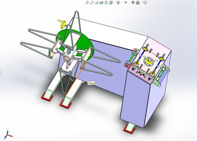 冲床上料机 钢带自动送料机3D模型图纸 Solidworks设计
