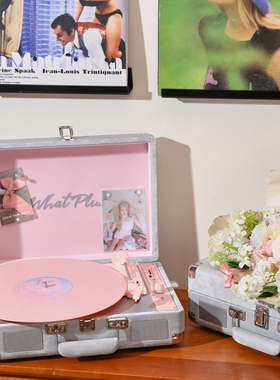 WhatPlus问加唱片机问加P1黑胶唱片机音响留声机播放器唱机礼物