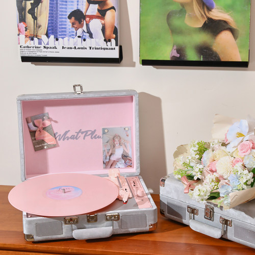 WhatPlus问加唱片机问加P1黑胶唱片机音响留声机播放器唱机礼物