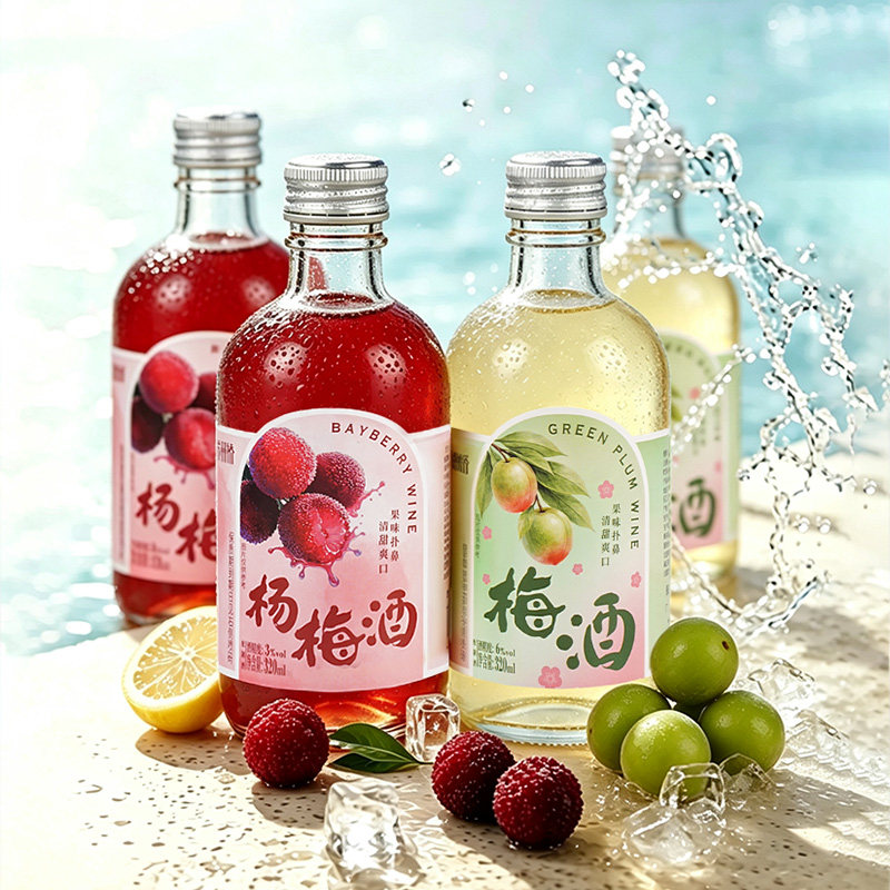 苏州桥320ml青梅杨梅低度果酒