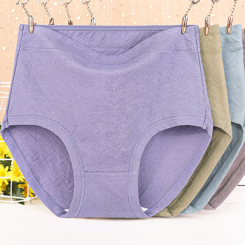 女士大码内裤纯棉高腰妈妈胖mm200斤中老年人妇女全棉短裤头夏季,女士内衣/男士内衣/家居服,女三角裤,淘宝优惠券,粉丝福利购,淘宝优惠卷