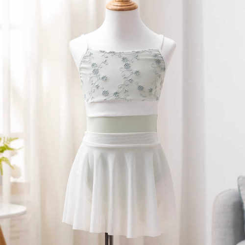 儿童舞蹈服女练功新款夏季吊带体操芭蕾舞体服中国舞形体考级衣服