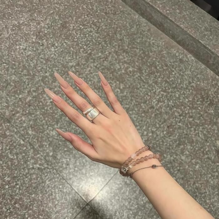 嬛嬛同款纯欲风裸色美甲手工定制穿戴甲清透高级感显白新娘可穿戴,彩妆/香水/美妆工具,穿戴甲/甲片,淘宝优惠券,粉丝福利购,淘宝优惠卷